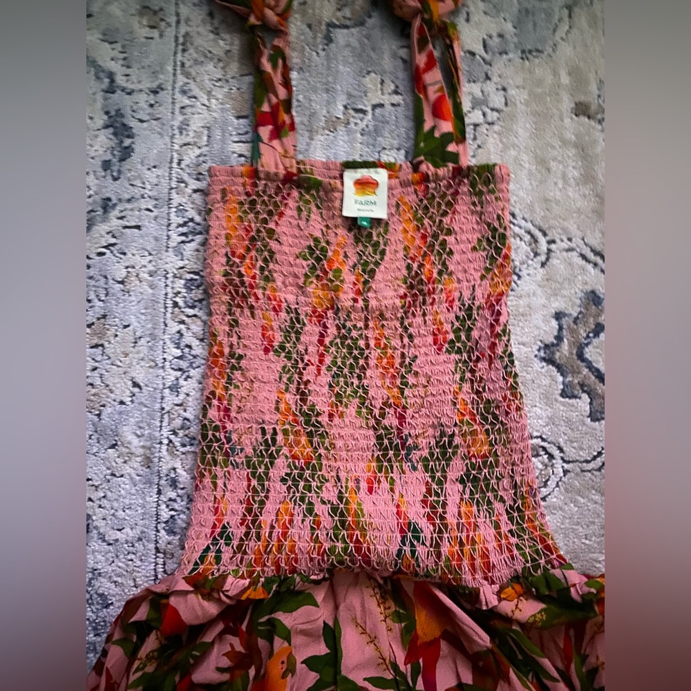 FARM Rio Pink Mango Trees Dress - Picture 7 of 12